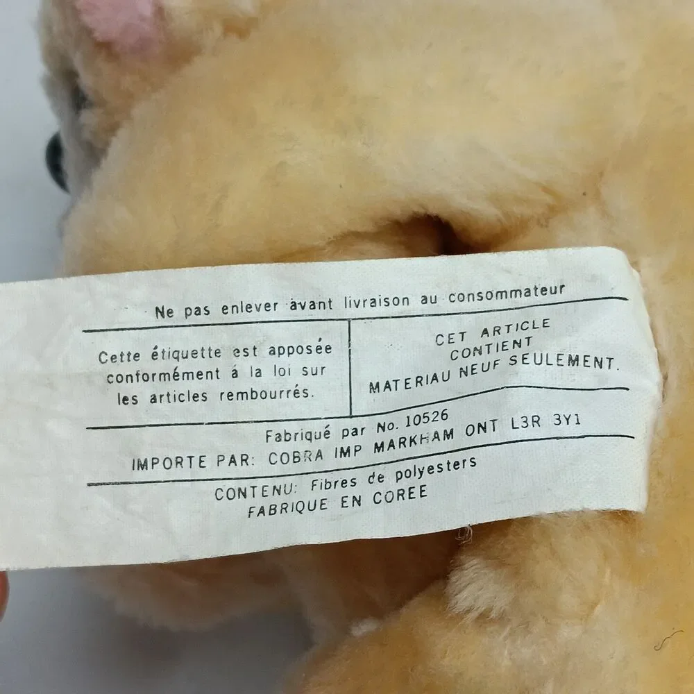 Mama Bear Hugging Baby Bear Plush Tan Pastel Rainbow Soft Stuffed Teddy Toy
